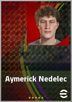 Aymerick Nedelec eFootball 2026 player card, 62 OVR GK