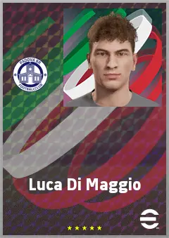 Luca Di Maggio eFootball 2026 player card, 65 OVR CMF