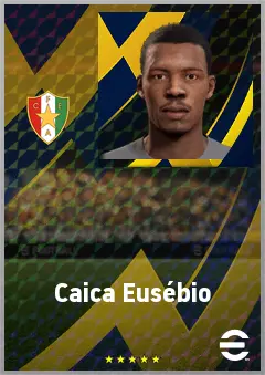 Caica Eusébio eFootball 2026 player card, 62 OVR CB