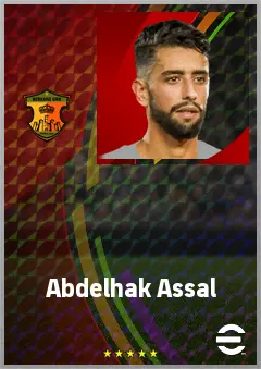 Abdelhak Assal eFootball 2026 player card, 68 OVR CB