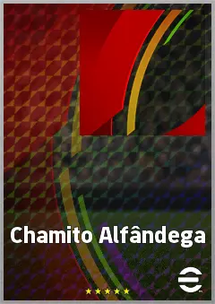 Chamito Alfândega eFootball 2026 player card, 64 OVR CF
