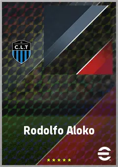Rodolfo Aloko eFootball 2026 player card, 63 OVR SS