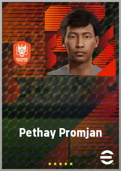 Pethay Promjan eFootball 2026 player card, 62 OVR RB