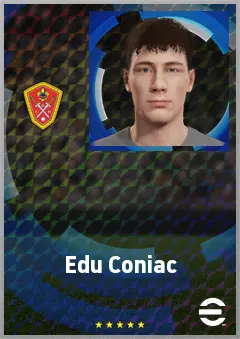 Edu Coniac eFootball 2026 player card, 62 OVR CB