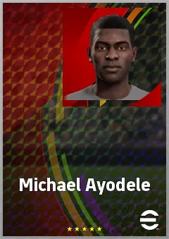Michael Ayodele eFootball 2026 player card, 59 OVR CF