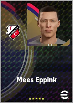 Mees Eppink eFootball 2026 player card, 65 OVR GK
