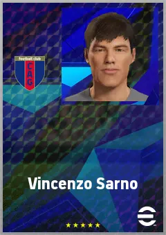 Vincenzo Sarno eFootball 2026 player card, 64 OVR GK