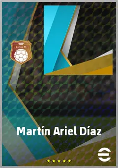 Martín Ariel Díaz eFootball 2026 player card, 63 OVR GK