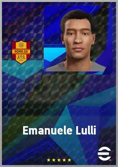 Emanuele Lulli eFootball 2026 player card, 65 OVR RB