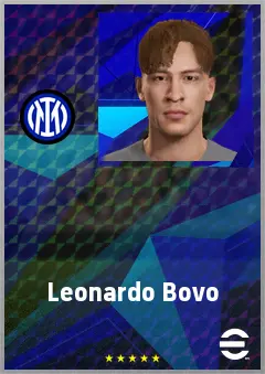 Leonardo Bovo eFootball 2026 player card, 67 OVR DMF