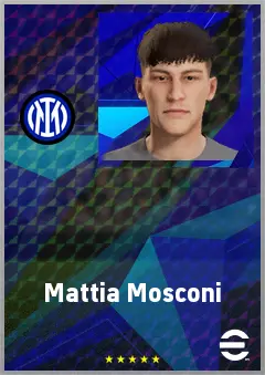 Mattia Mosconi eFootball 2026 player card, 68 OVR SS