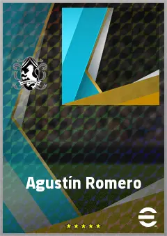 Agustín Romero eFootball 2026 player card, 64 OVR RB
