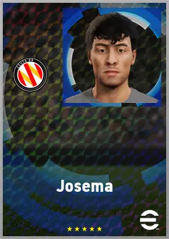 Josema eFootball 2026 player card, 63 OVR CB