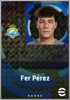 Fer Pérez eFootball 2026 player card, 62 OVR GK
