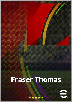 Fraser Thomas eFootball 2026 player card, 59 OVR CMF