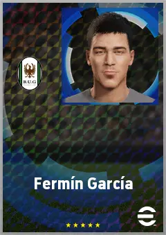 Fermín García eFootball 2026 player card, 61 OVR RWF