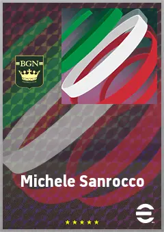 Michele Sanrocco eFootball 2026 player card, 64 OVR GK
