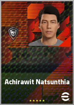 Achirawit Natsunthia eFootball 2026 player card, 64 OVR GK