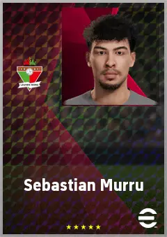 Sebastian Murru eFootball 2026 player card, 65 OVR CMF