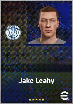 Jake Leahy eFootball 2026 player card, 61 OVR LB