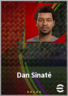 Dan Sinaté eFootball 2026 player card, 64 OVR LB