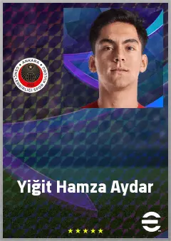 Yiğit Hamza Aydar eFootball 2026 player card, 62 OVR LB