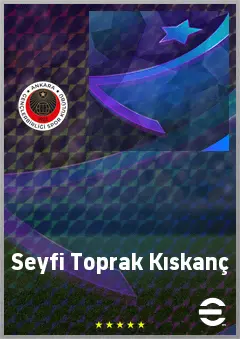 Seyfi Toprak Kıskanç eFootball 2026 player card, 60 OVR CF