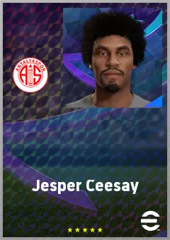 Jesper Ceesay eFootball 2026 player card, 68 OVR DMF