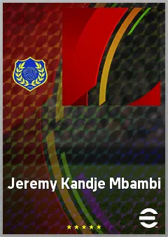 Jeremy Kandje Mbambi eFootball 2026 player card, 64 OVR CB