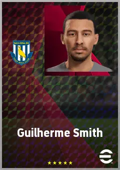 Guilherme Smith eFootball 2026 player card, 69 OVR LMF