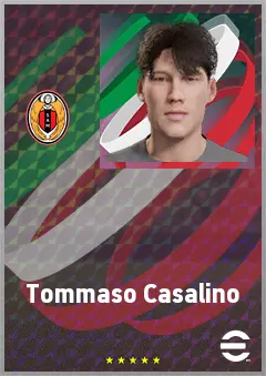 Tommaso Casalino eFootball 2026 player card, 62 OVR CMF