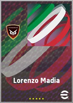 Lorenzo Madia eFootball 2026 player card, 64 OVR GK