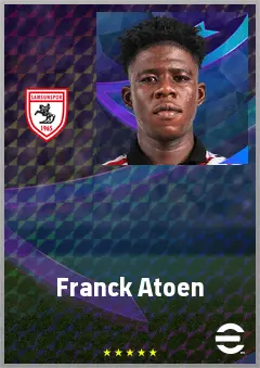 Franck Atoen eFootball 2026 player card, 62 OVR DMF