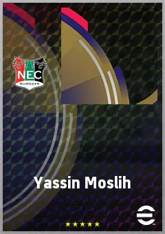 Yassin Moslih eFootball 2026 player card, 62 OVR CB