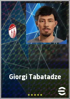 Giorgi Tabatadze eFootball 2026 player card, 62 OVR LB
