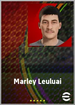 Marley Leuluai eFootball 2026 player card, 62 OVR DMF