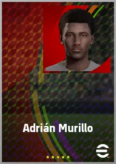 Adrián Murillo eFootball 2026 player card, 62 OVR CF