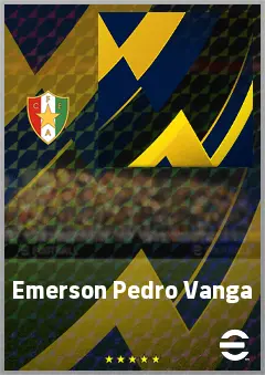 Emerson Pedro Vanga eFootball 2026 player card, 60 OVR AMF