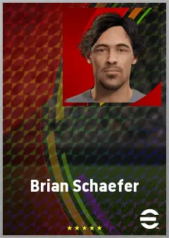 Brian Schaefer eFootball 2026 player card, 65 OVR CB