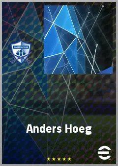 Anders Hoeg eFootball 2026 player card, 60 OVR CMF