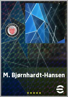 M. Bjørnhardt-Hansen eFootball 2026 player card, 60 OVR CB