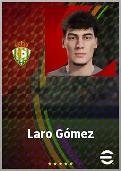 Laro Gómez eFootball 2026 player card, 62 OVR GK