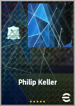 Philip Keller eFootball 2026 player card, 60 OVR CMF
