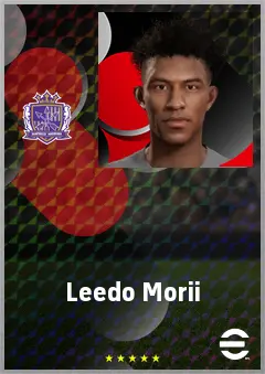 Morii Leedo eFootball 2026 player card, 59 OVR CB