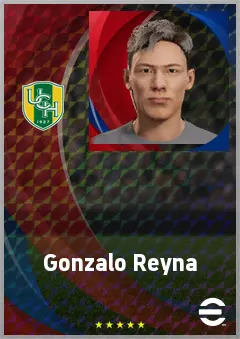 Gonzalo Reyna eFootball 2026 player card, 64 OVR RWF