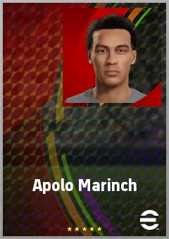 Apolo Marinch eFootball 2026 player card, 60 OVR CF