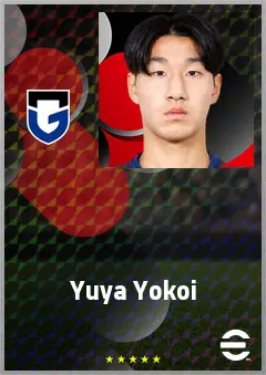 Yokoi Yuya eFootball 2026 player card, 60 OVR CB