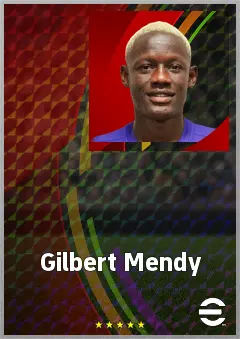 Gilbert Mendy eFootball 2026 player card, 63 OVR CB