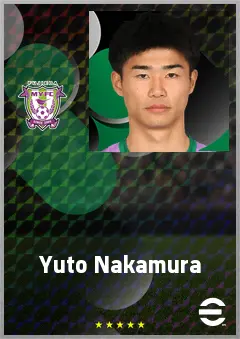 Nakamura Yuto eFootball 2026 player card, 65 OVR LMF