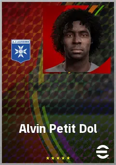 Alvin Petit Dol eFootball 2026 player card, 64 OVR CB